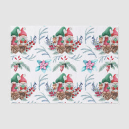 Gnome auf Pine Cones Seidenpapier