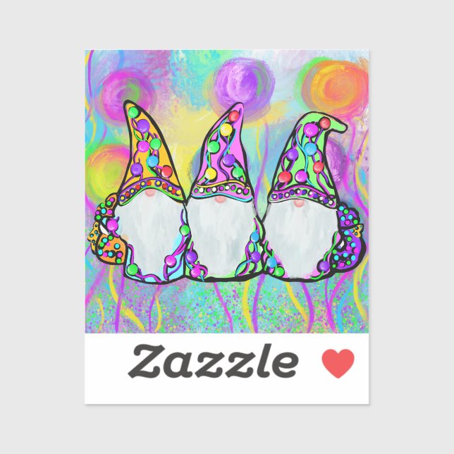 GNOME AUFKLEBER (Blatt)