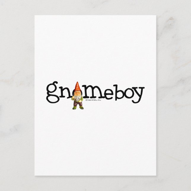 Gnome Boy Postkarte (Vorderseite)