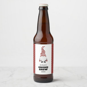Gnome Brew Holiday Bierflaschenetikett