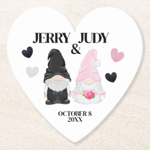 Gnome Bride and Groom Untersetzer