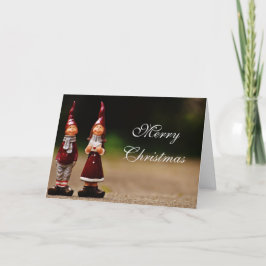 Gnome Christmas Card Feiertagskarte
