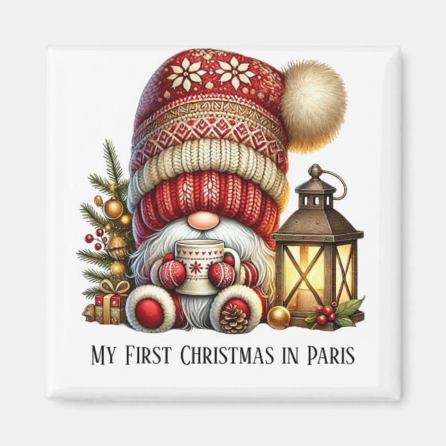 Gnome Christmas Coco Long Magnet (Vorne)