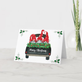 Gnome Christmas Feiertagskarte