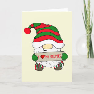 Gnome Christmas Feiertagskarte