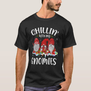 Gnome Christmas Pajama Chillin' mit meinen Gnomen T-Shirt