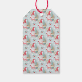 Gnome Christmas Pattern Geschenkanhänger