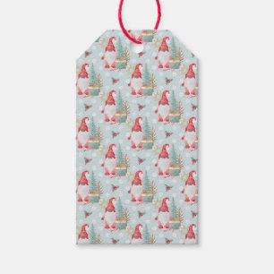Gnome Christmas Pattern Geschenkanhänger