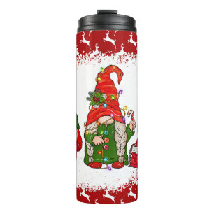 Gnome Christmas Thermal Tumbler Thermosbecher