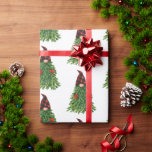 Gnome Christmas Tree Buffalo Karo Niedlicher Urlau Geschenkpapier<br><div class="desc">Niedlicher Gnome Weihnachtsbaum mit Büffel-Karo-Weihnachtsmannmütze,  die so festlich für dieses süße Packpapier für alle Ihre Urlaubsgeschenke aussieht.</div>