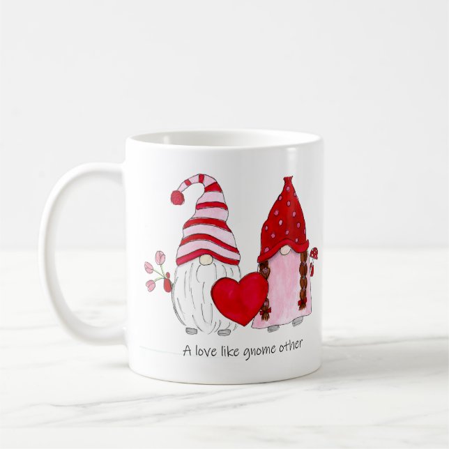 Gnome Couple A Liebe wie gnome andere Kaffeetasse (Links)