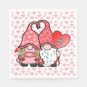 Gnome Couple Serviette