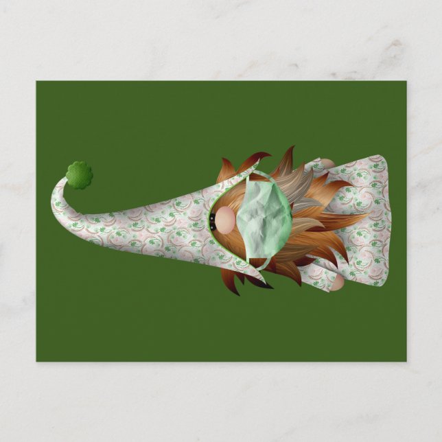 Gnome Covid 19 Postkarte (Vorderseite)