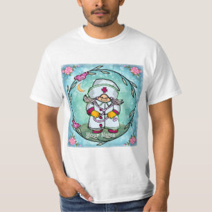 Gnome der weiblichen Krankenschwester T-Shirt