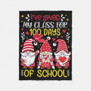 Gnome, die ich liebe, meine Klasse für 100 Tage Le Fleecedecke