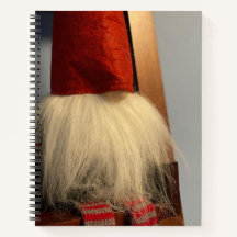 Gnome Elf Spiral Holiday Notebook mit 2 Bildern