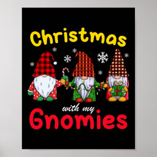 Gnome Familie Weihnachten Frauen Männer erhalten L Poster