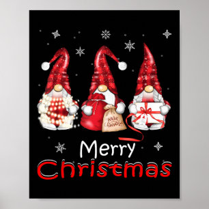 Gnome Familie Weihnachten für Frauen Männer Buffal Poster