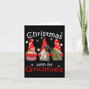 Gnome Familie Weihnachten für Frauen Männer - Gnom Karte