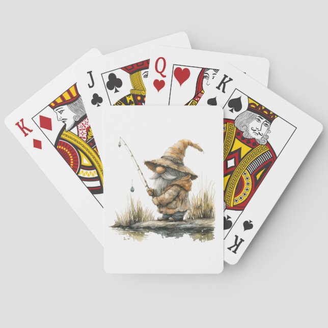 Gnome Fishing Cards Spielkarten (Rückseite)