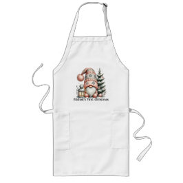 Gnome for the Holidays Apron Lange Schürze
