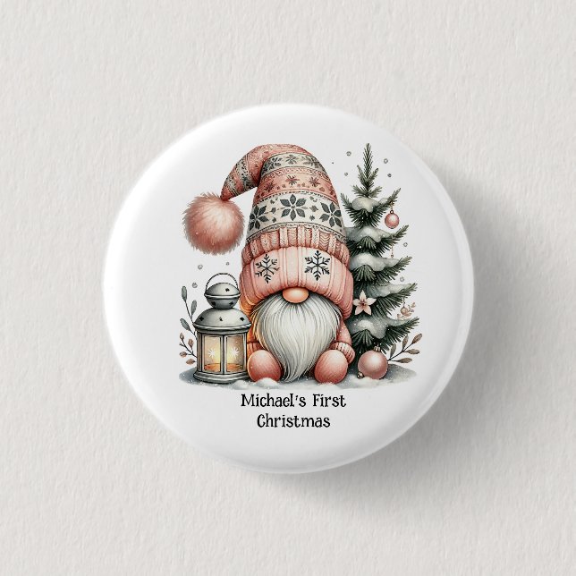 Gnome for the Holidays Button (Vorderseite)