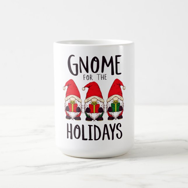 Gnome for the Holidays Christmas Mug Kaffeetasse (Mittel)