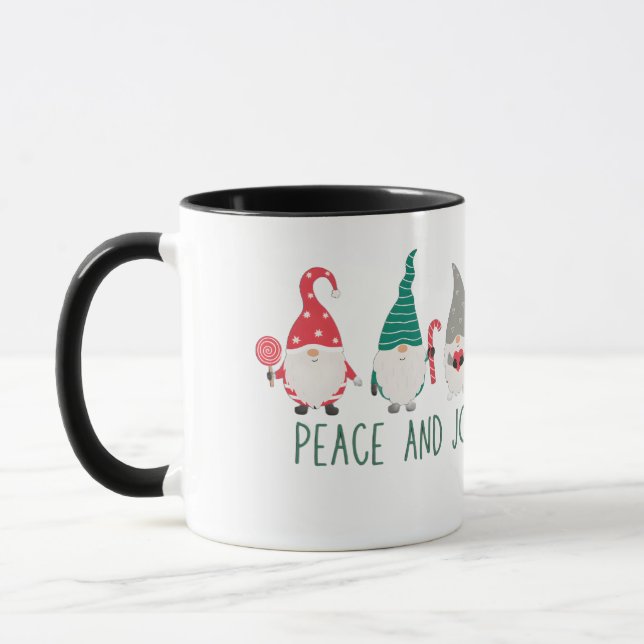 Gnome for the Holidays cute fun Christmas  Tasse (Links)