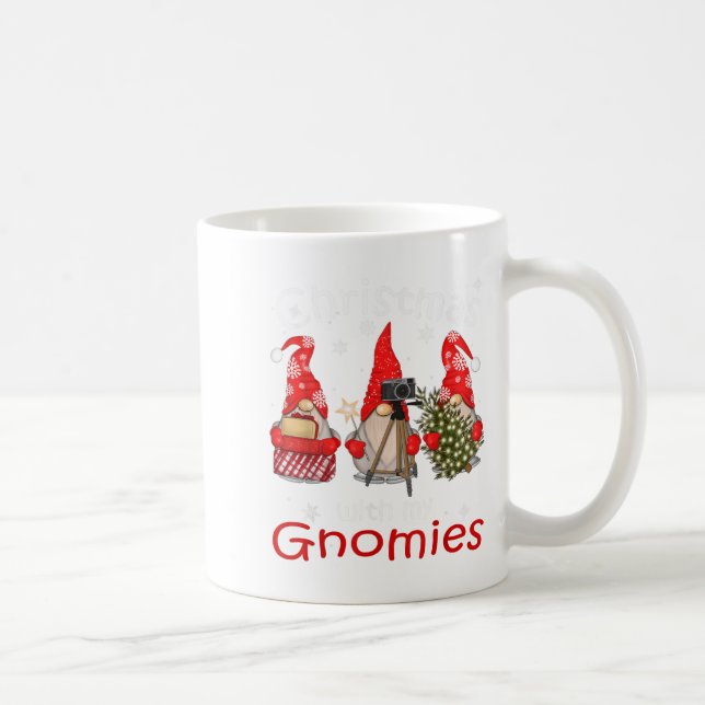 Gnome Funny Family Weihnachten Shirts Frauen 2024 Kaffeetasse (Rechts)