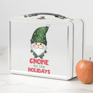 Gnome für den Urlaub Funny & Adorge Weihnachten Metall Brotdose
