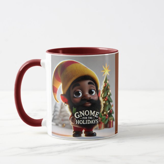 GNOME FÜR DIE FERIEN 2024-4-Brown Coffee Tasse (Links)