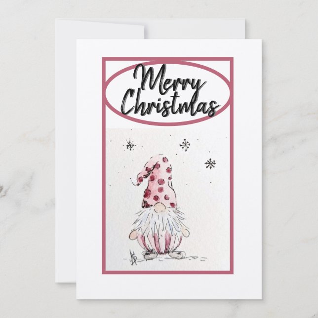Gnome für die Urlaubskarte Feiertagskarte (Vorderseite)