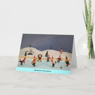 Gnome für Feiertage Feiertagskarte