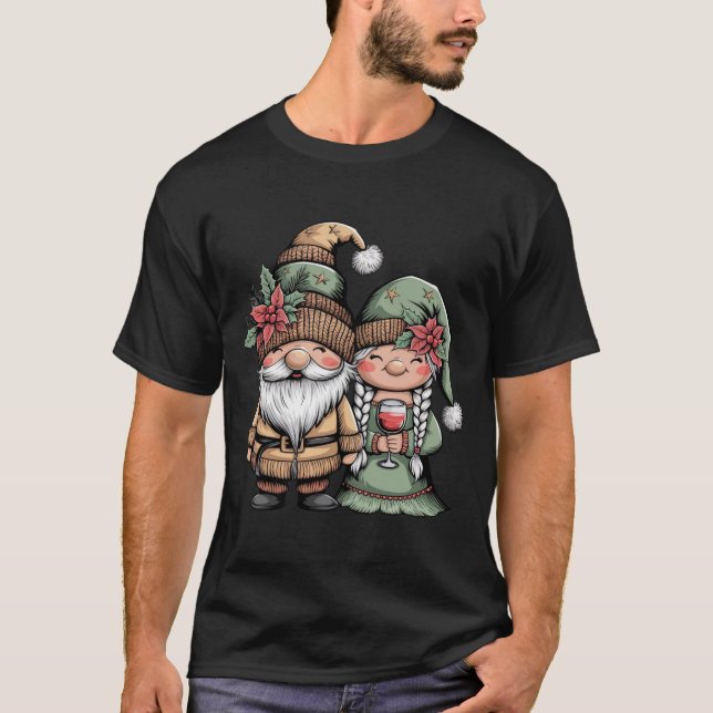 Gnome für Feiertage T-Shirt (Vorderseite)