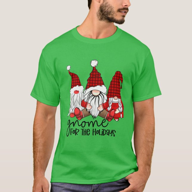 Gnome für Ferien, niedlich T-Shirt (Vorderseite)