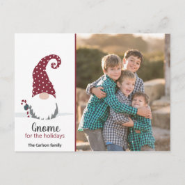 Gnome für Holidays skandinavisches Tomte Design Postkarte