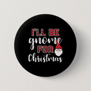 Gnome für Weihnachten Button