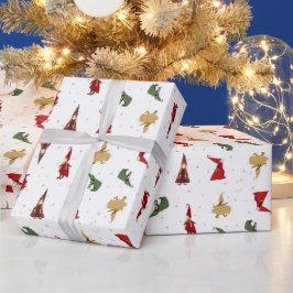 Gnome Gals Holiday Geschenkpapier