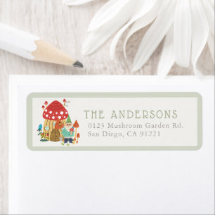 Gnome Garden Mushroom Green