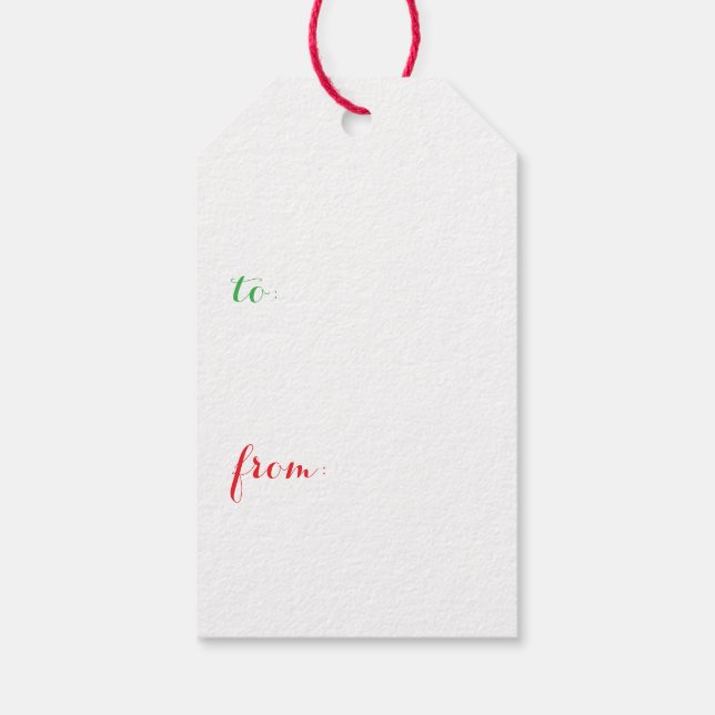 Gnome  geschenkanhänger (Rückseite)