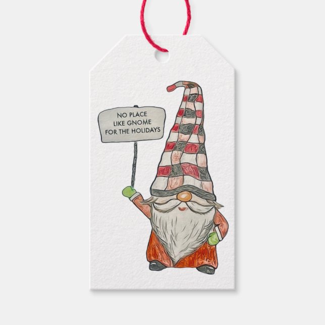 Gnome  geschenkanhänger (Vorderseite)
