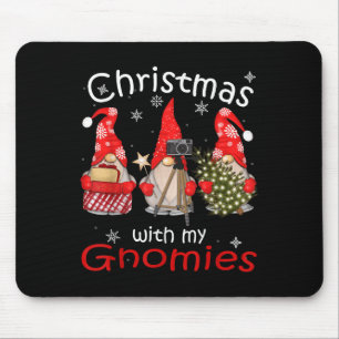Gnome Geschenke Sonnige Weihnachtsfrauen Shirts 20 Mousepad