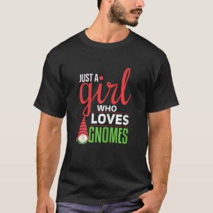 Gnome Girl Gnome I Liebe Garden Gnomes T-Shirt