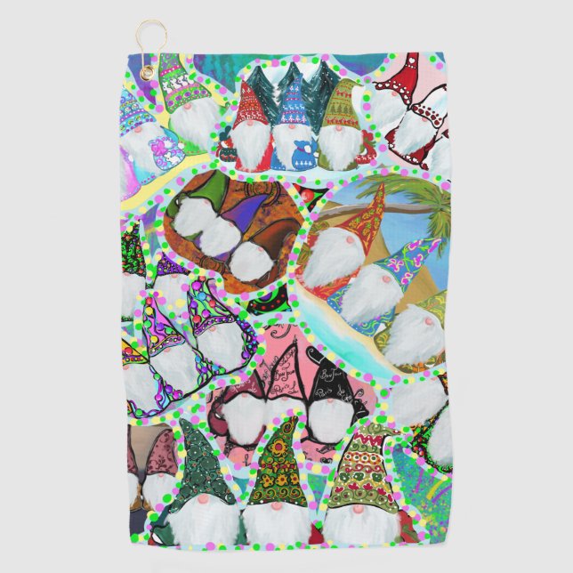 GNOME GOLFHANDTUCH (Vorderseite)