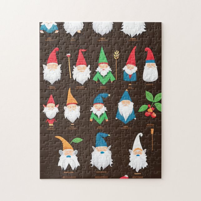 Gnome Grump Fest Puzzle - 252 Stücke (Vertikal)