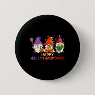 Gnome Halloween Erntedankfest Weihnachten Frohe Ha Button