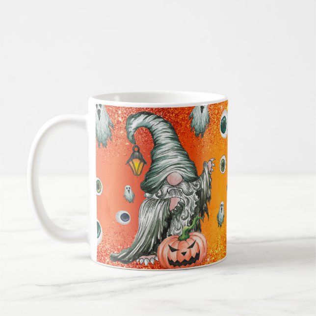 Gnome Halloween-Tasse Kaffeetasse (Links)