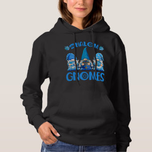 Gnome Hanukkah Funny Jewish Shalom Gnomes Chanukah Hoodie