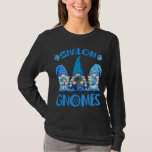 Gnome Hanukkah Funny Jewish Shalom Gnomes Chanukah T-Shirt<br><div class="desc">Gnome Hanukkah Funny Jewish Shalom Gnomes Chanukah Lights</div>