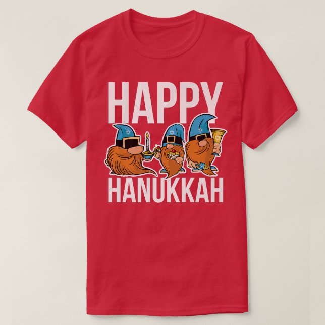 Gnome Hanukkah  T-Shirt (Design vorne)